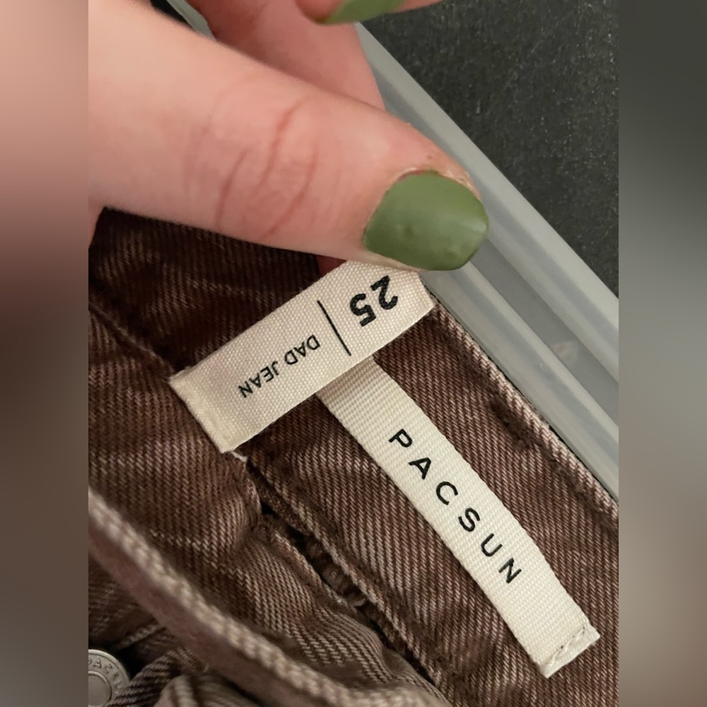 Brown Pacsun brown jeans.